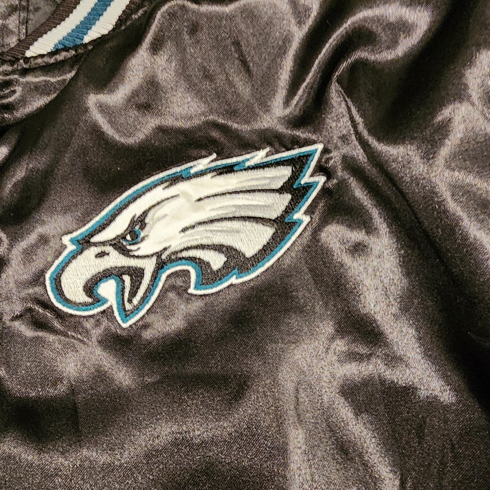 LADIES Black and midnight green Eagles Jacket - Picture 3 of 5